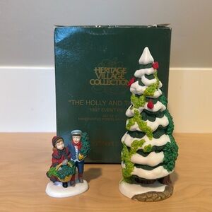 Dept 56 Holly & Ivy 1997 Event Piece Christmas Xmas Village Figurines